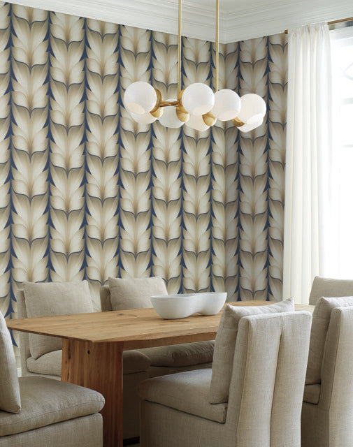 Purchase Ev3956 | Casual Elegance, Lotus Light Stripe - Candice Olson Wallpaper