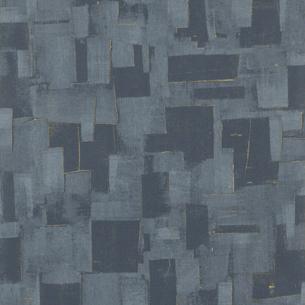 Sample EW15018-680 Cubist, Indigo Geometric by Threads Wallpaper