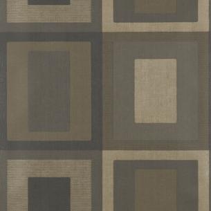 Sample EW15020-850 Moro, Charcoal/Bronze Geometric by Threads Wallpaper
