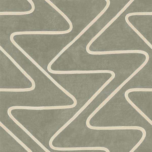 Sample - Ew15030.773.0 | Stelvio, Green Abstract - Threads Wallpaper