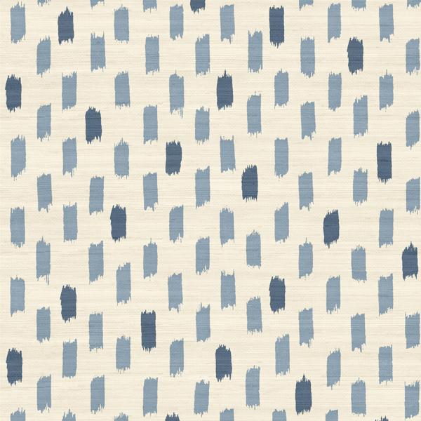 Sample - Ew15032.640.0 | Cordoba, Blue Stripes - Threads Wallpaper