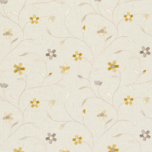 View F0599-1 Mellor Citrus by Clarke and Clarke Fabric