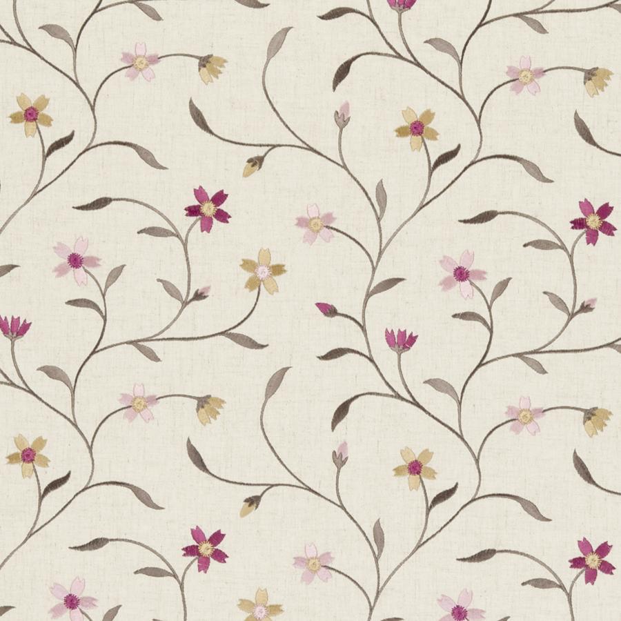 Save F0599-5 Mellor Raspberry by Clarke and Clarke Fabric