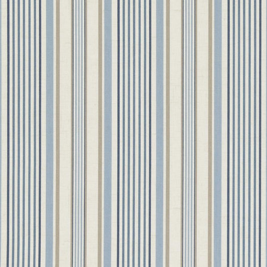 Find F0620-01 Belle Chambray Stripes by Clarke And Clarke Fabric