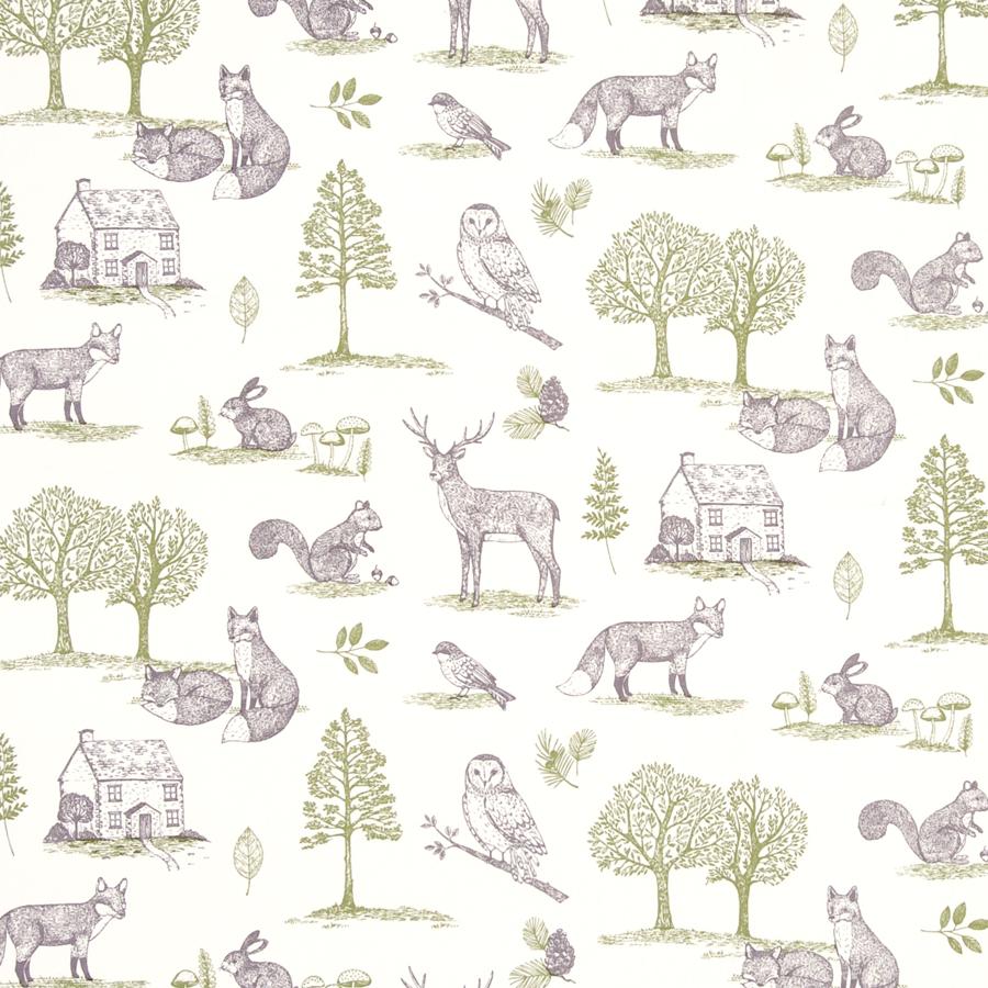 Order F0785/01 New Forest Animal/Insect by Clarke And Clarke Fabric