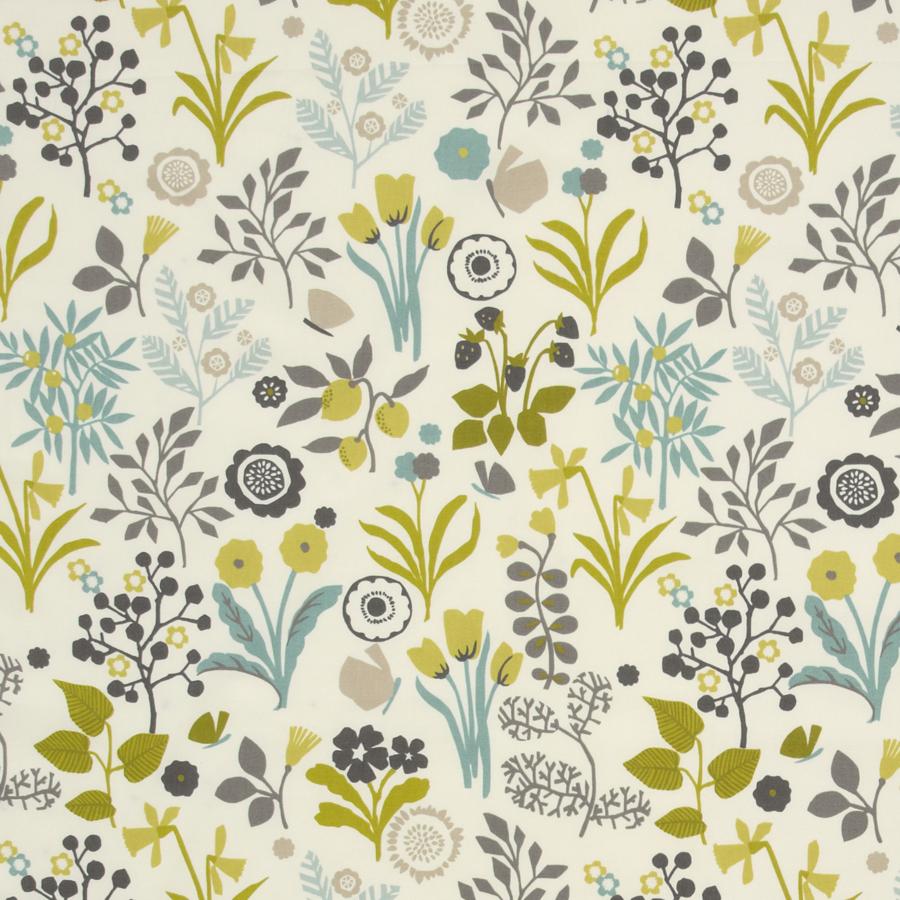 Sample F0991/01 Frida Botanical Clarke And Clarke Fabric