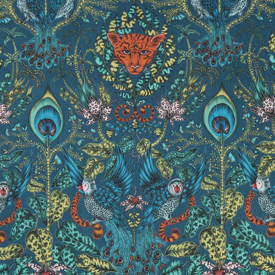 Sample F1107/03 Amazon Animal/Insect Clarke And Clarke Fabric