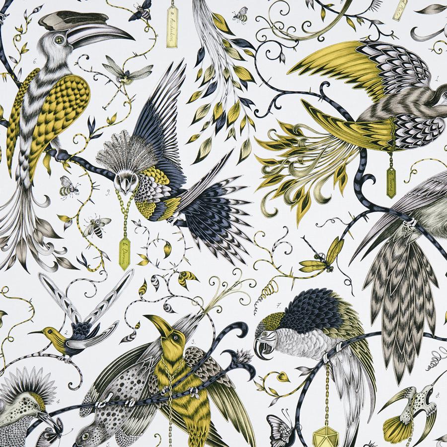 Save F1108/02 Audubon Animal/Insect by Clarke And Clarke Fabric