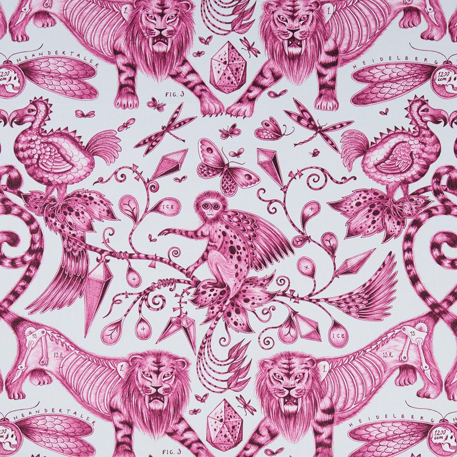 Find F1109/03 Extinct Animal/Insect by Clarke And Clarke Fabric