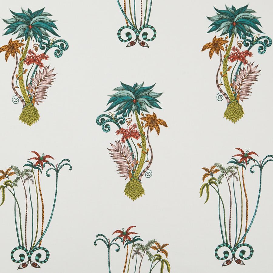 Order F1110/02 Jungle Palms Botanical by Clarke And Clarke Fabric
