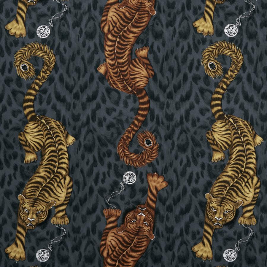 Save F1114/01 Tigris Animal/Insect by Clarke And Clarke Fabric
