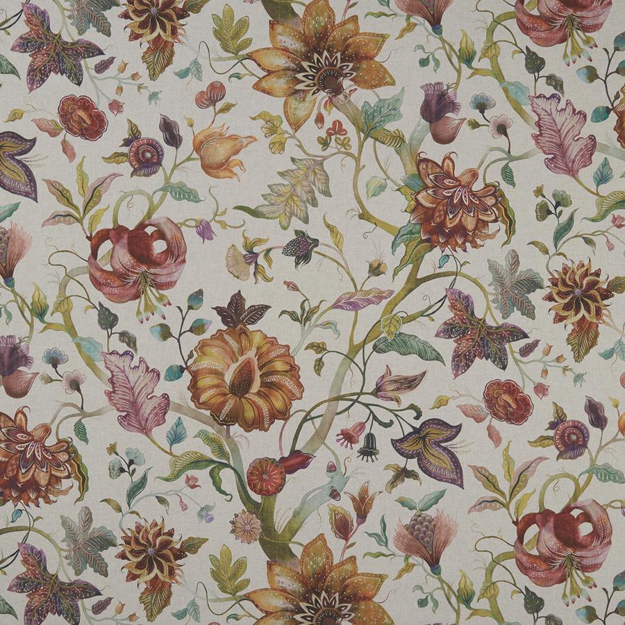 View F1149/01 Delilah Culla Botanical by Clarke And Clarke Fabric