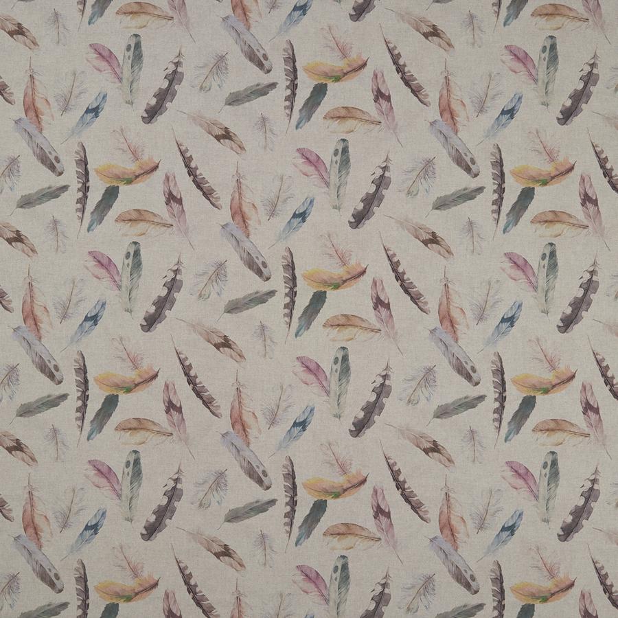 Sample F1153/01 Feather Nica Novelty Clarke And Clarke Fabric
