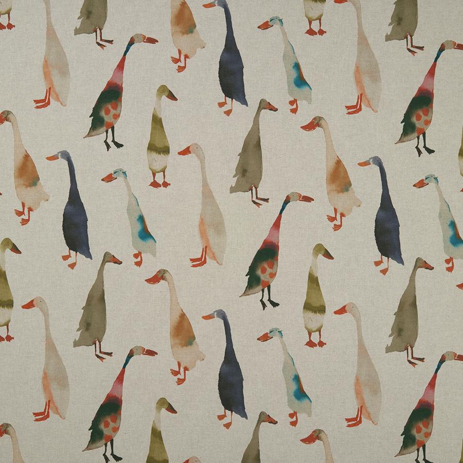 Sample F1171/01 Riverside Animal/Insect Clarke And Clarke Fabric
