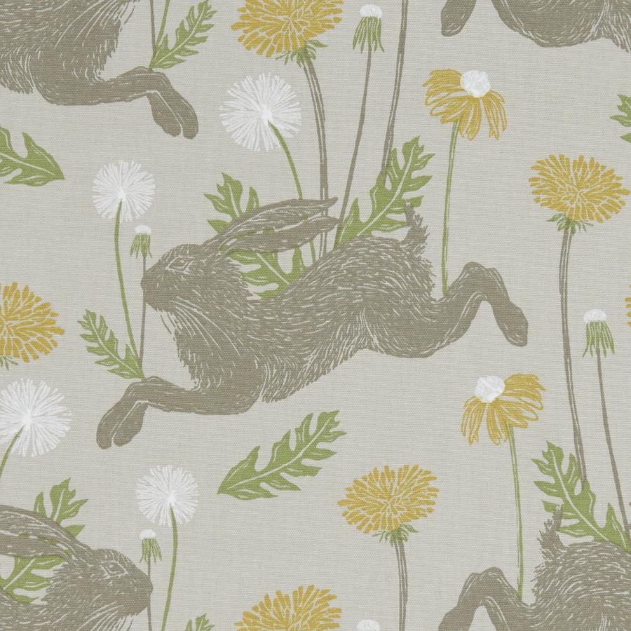Sample F1190/01 March Hare Animal/Insect Clarke And Clarke Fabric