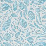 Save F1194/01 Trawler Aqua Animal/Insect by Clarke And Clarke Fabric
