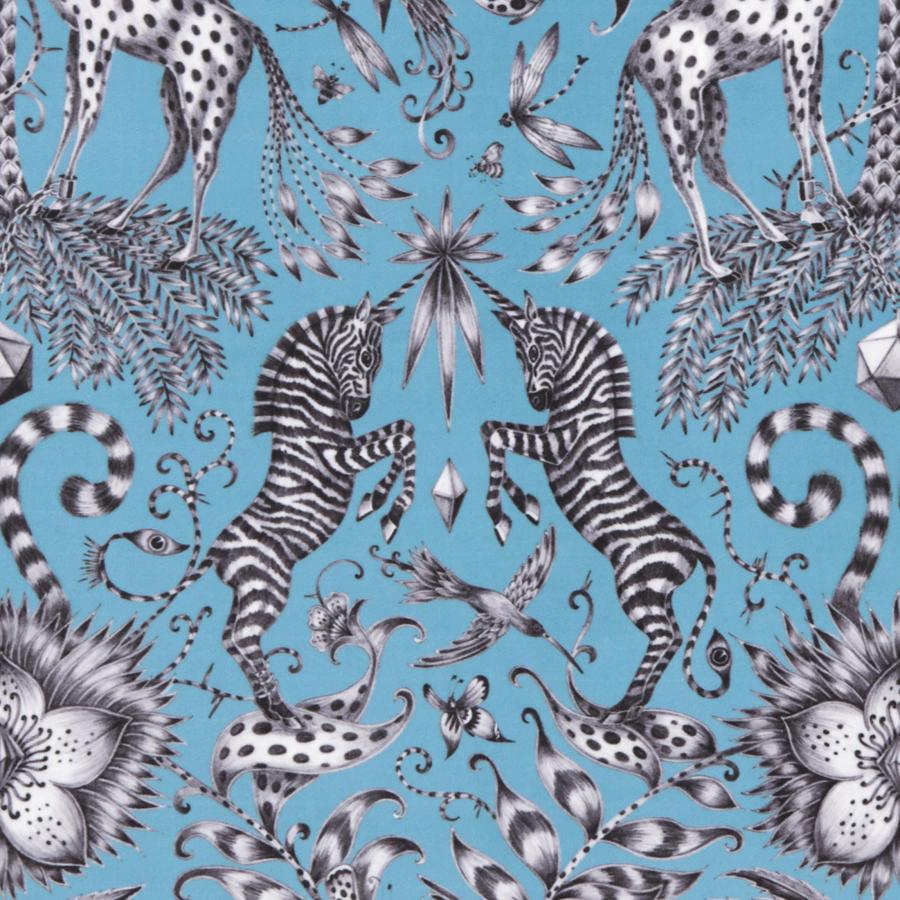 Sample F1210/01 Kruger Velvet Animal/Insect Clarke And Clarke Fabric
