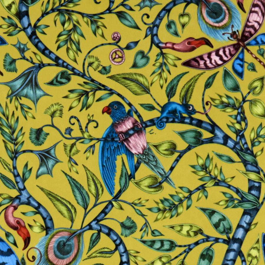 Sample F1212/01 Rousseau Velvet Animal/Insect Clarke And Clarke Fabric