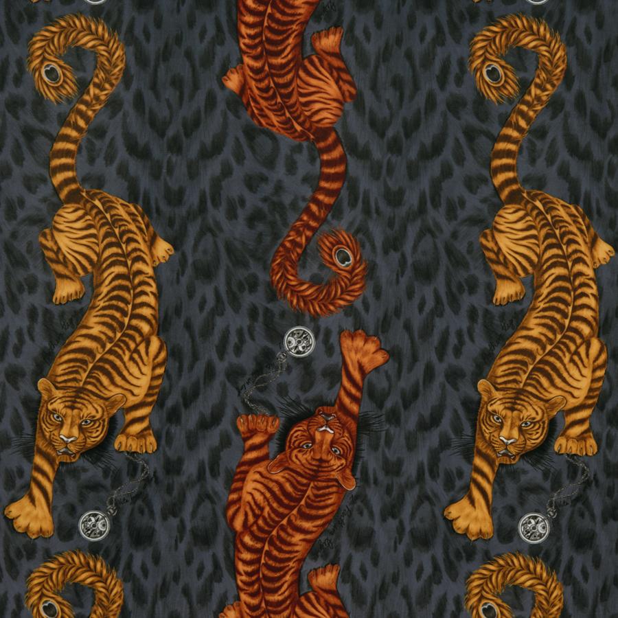 Buy F1213/01 Tigris Velvet Animal/Insect by Clarke And Clarke Fabric
