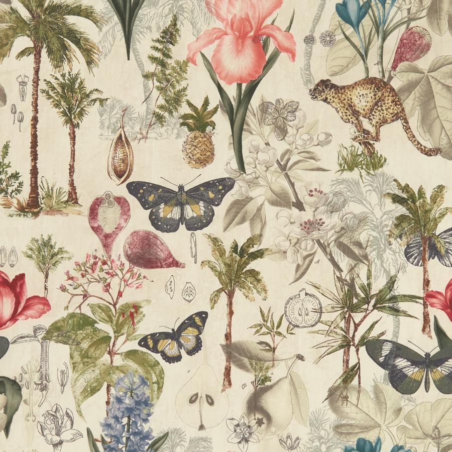 Sample F1297/03 Botany Botanical Clarke And Clarke Fabric