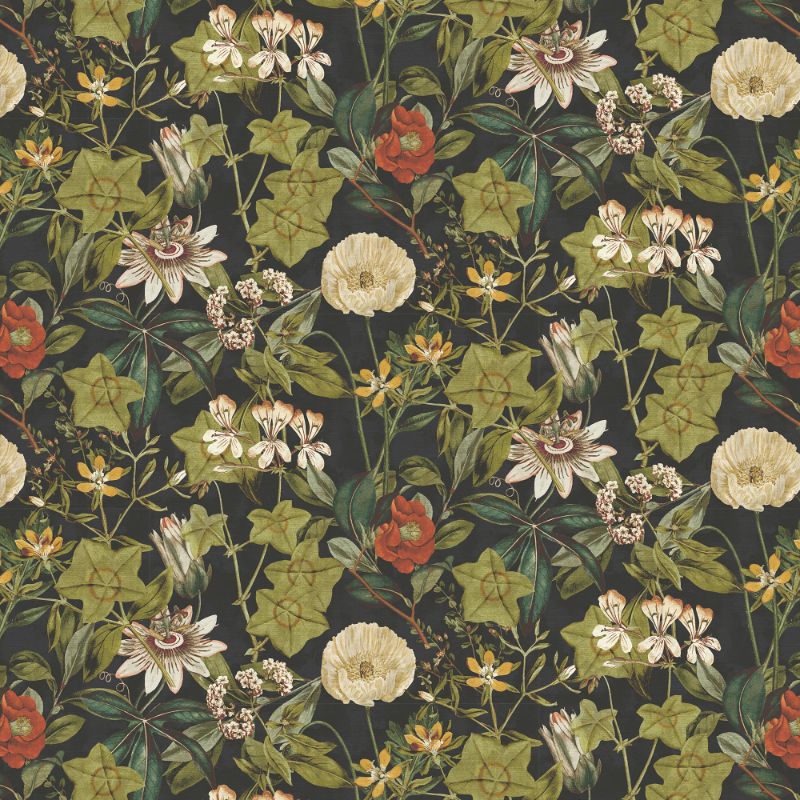 Purchase F1304/09 Passiflora, Clarke & Clarke Exotica 2 - Clarke And Clarke Fabric - F1304/09.Cac.0