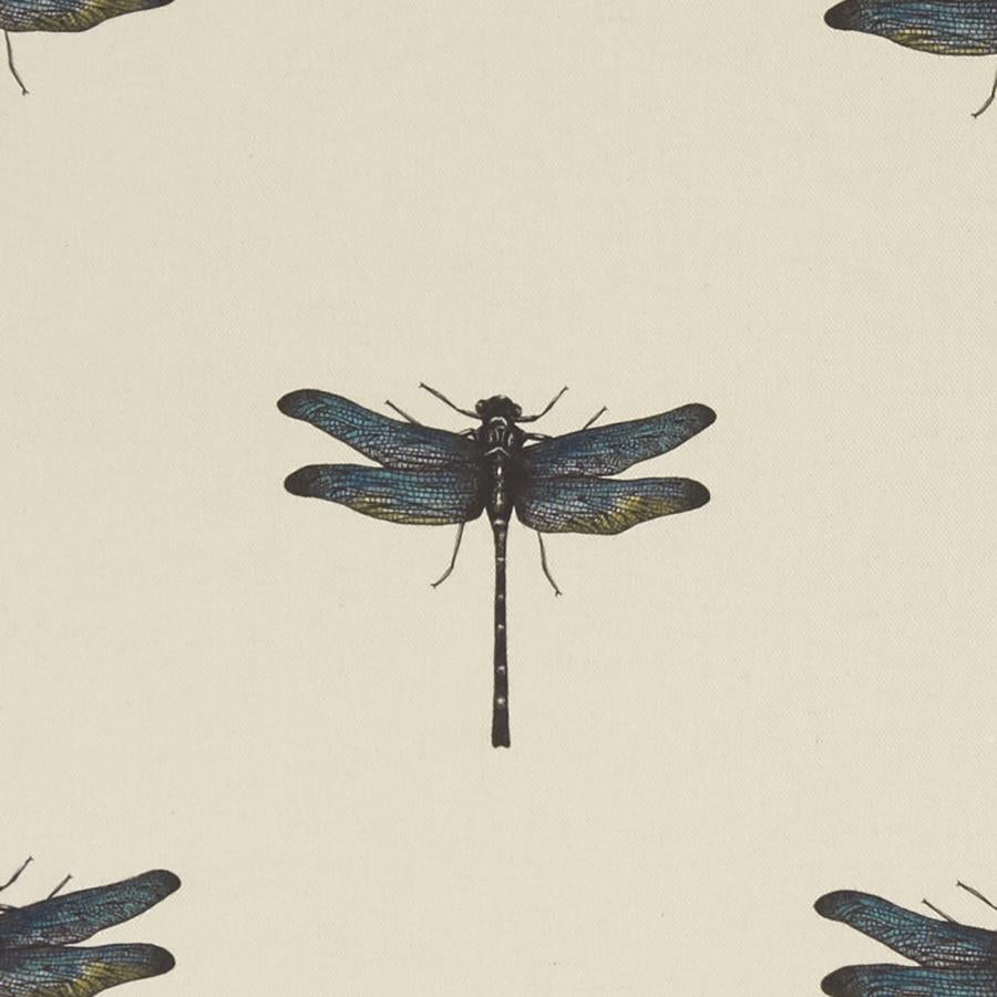 Acquire F1327/01 Azure Animal/Insect by Clarke And Clarke Fabric