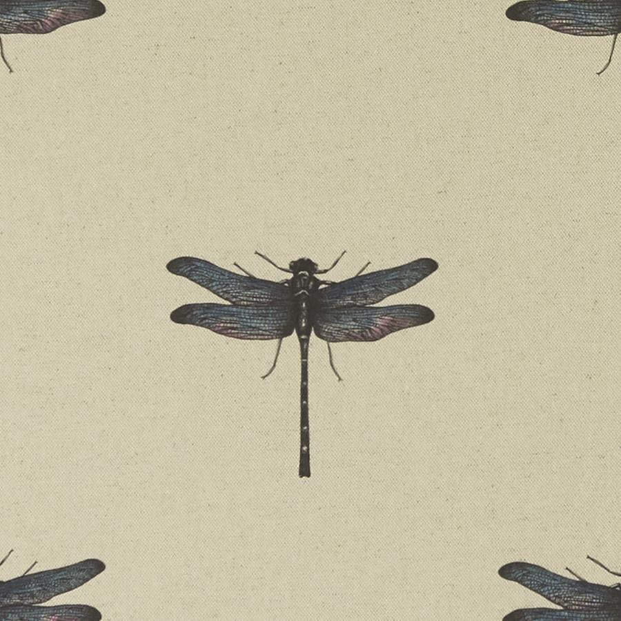 Sample F1327/05 Azure Animal/Insect Clarke And Clarke Fabric