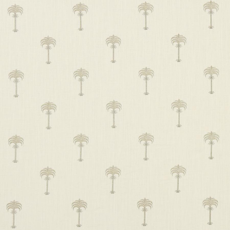 Sample F1370/01 Menara Metallic Botanical Clarke And Clarke Fabric