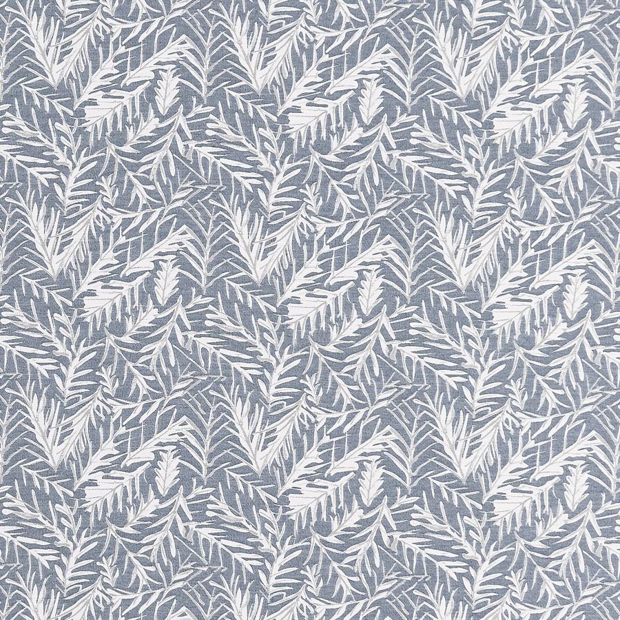 Sample F1410-02 Anelli Denim Botanical Clarke And Clarke Fabric