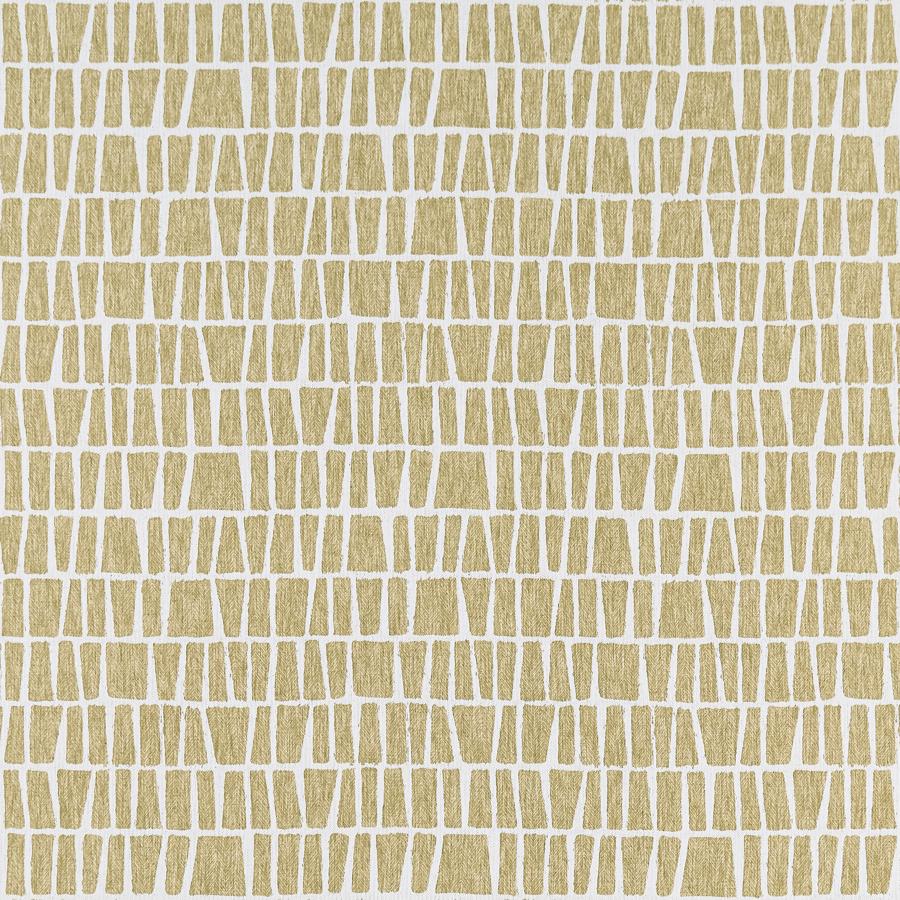 Sample F1414-06 Quadro Ochre Geometric Clarke And Clarke Fabric