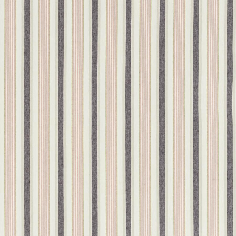 Sample F1430-01 Belvoir Blush/Damson Stripes Clarke And Clarke Fabric