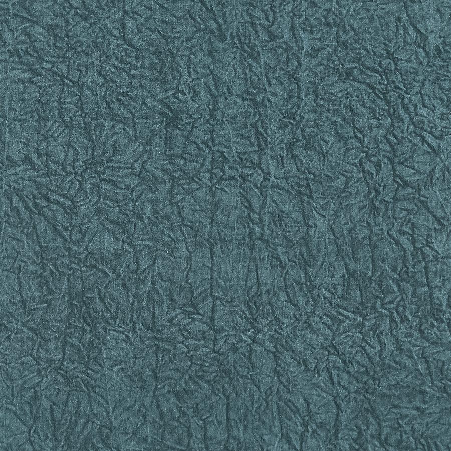 Sample F1434-07 Abelia Peacock Pleated Clarke And Clarke Fabric