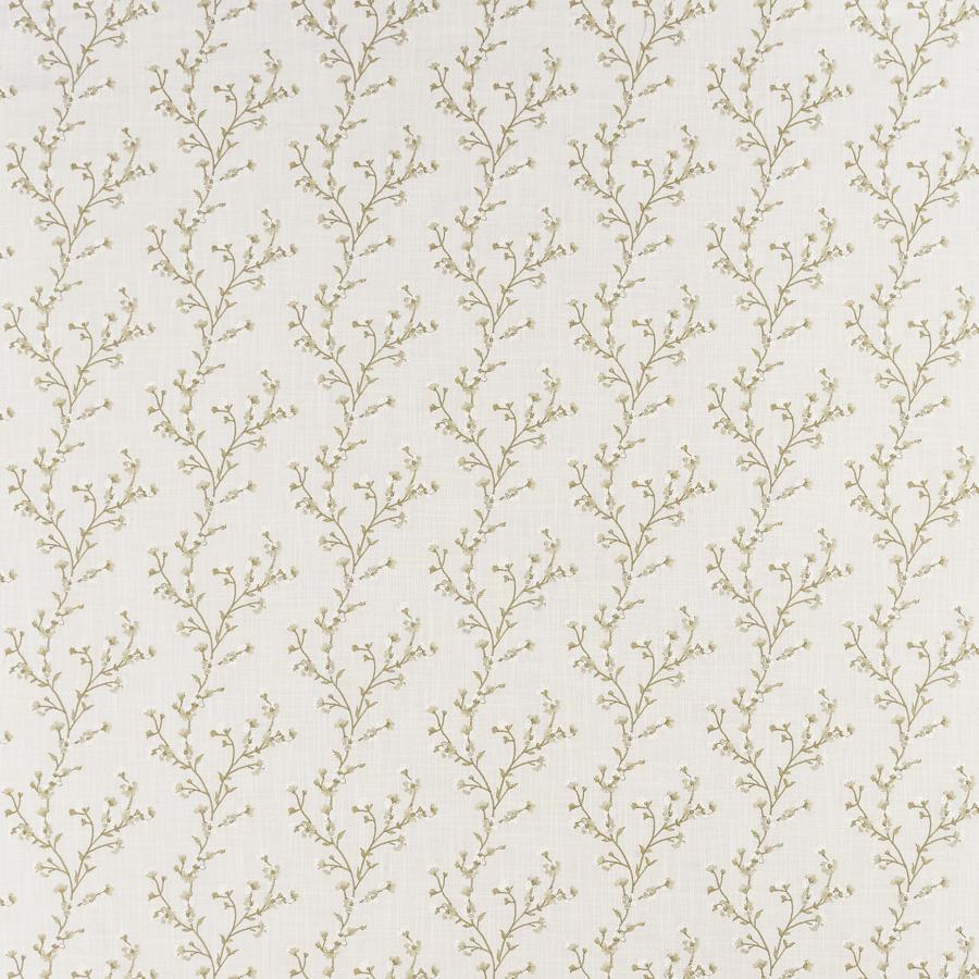 Sample F1439-02 Blossom Ivory Botanical Clarke And Clarke Fabric