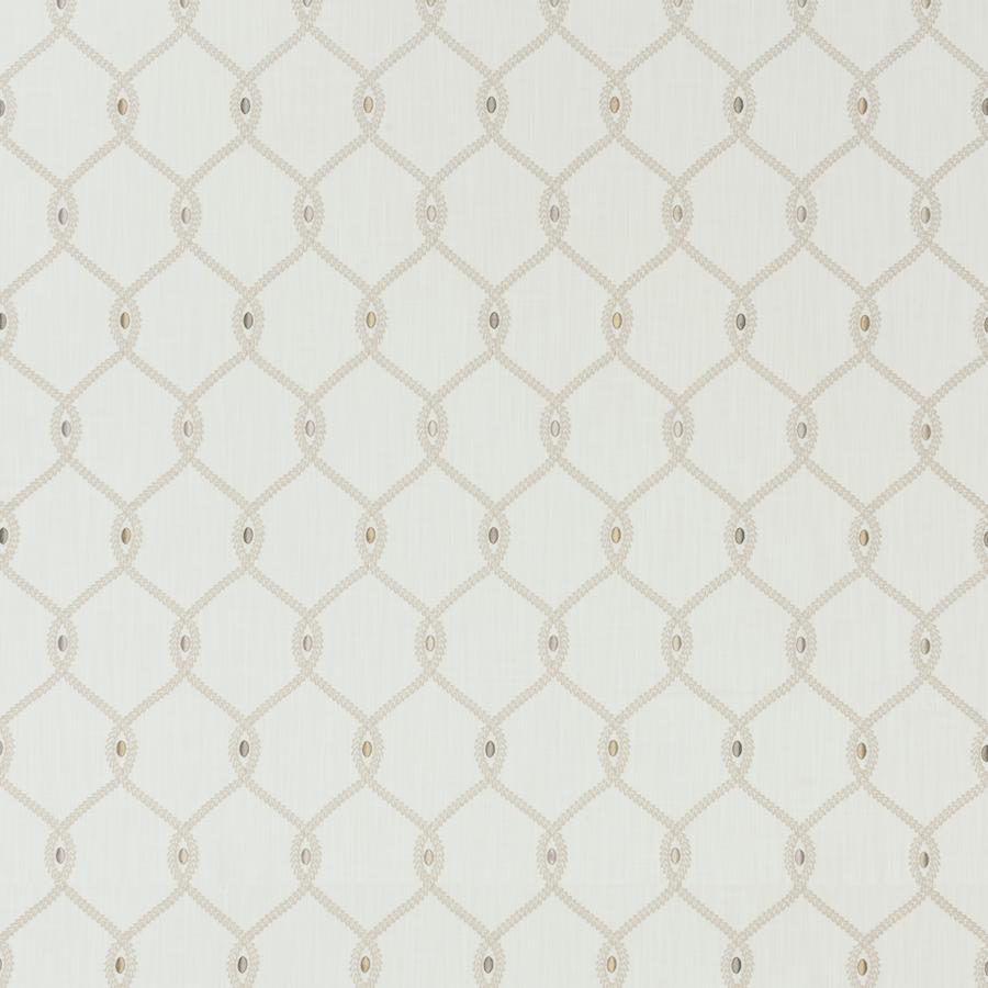 Sample F1446-02 Opus Ivory Geometric Clarke And Clarke Fabric