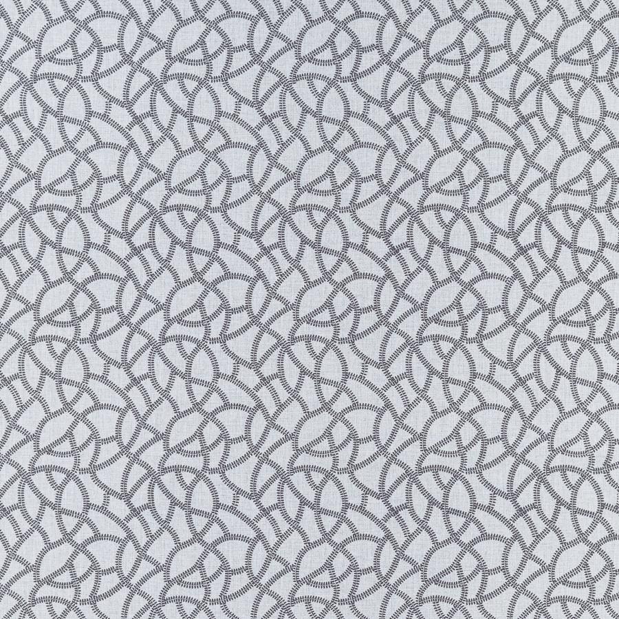 Sample F1447-01 Panache Charcoal Geometric Clarke And Clarke Fabric