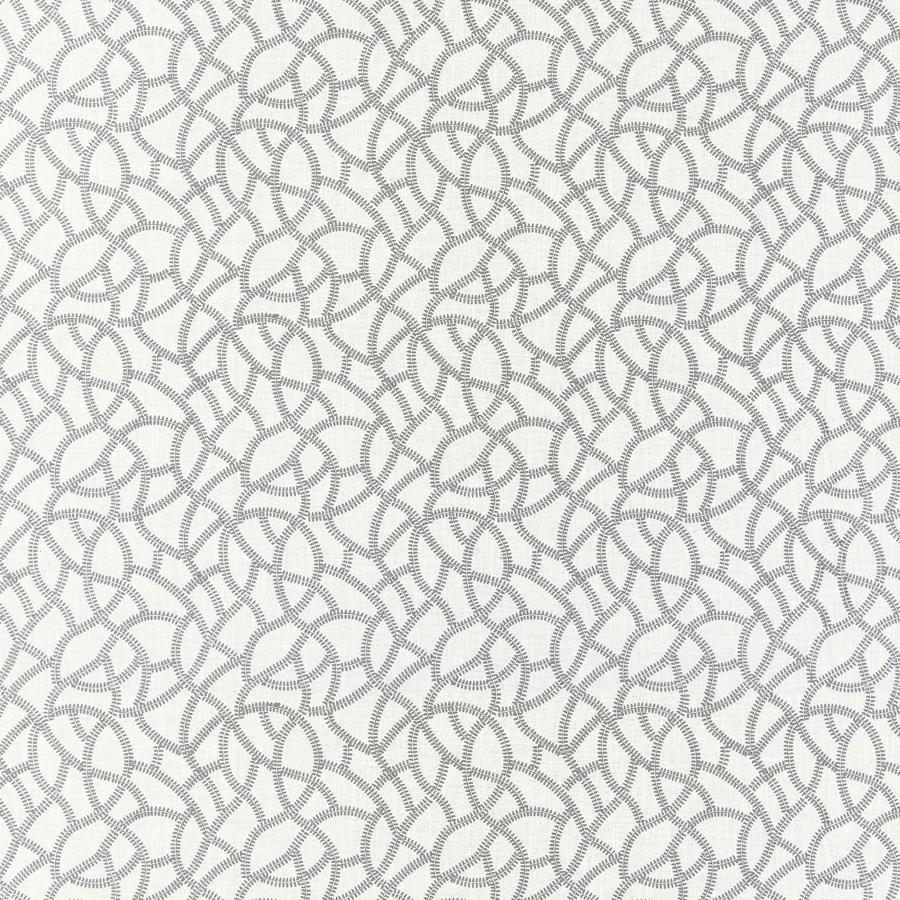 View F1447/04 Panache Silver Geometric by Clarke And Clarke Fabric