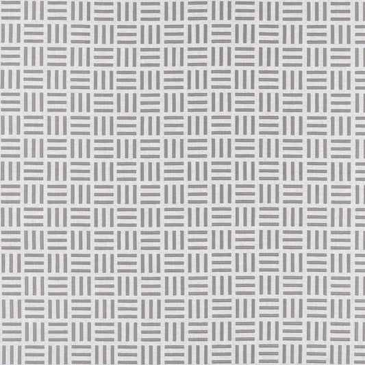 Looking F1449/04 Parallel Silver Geometric by Clarke And Clarke Fabric