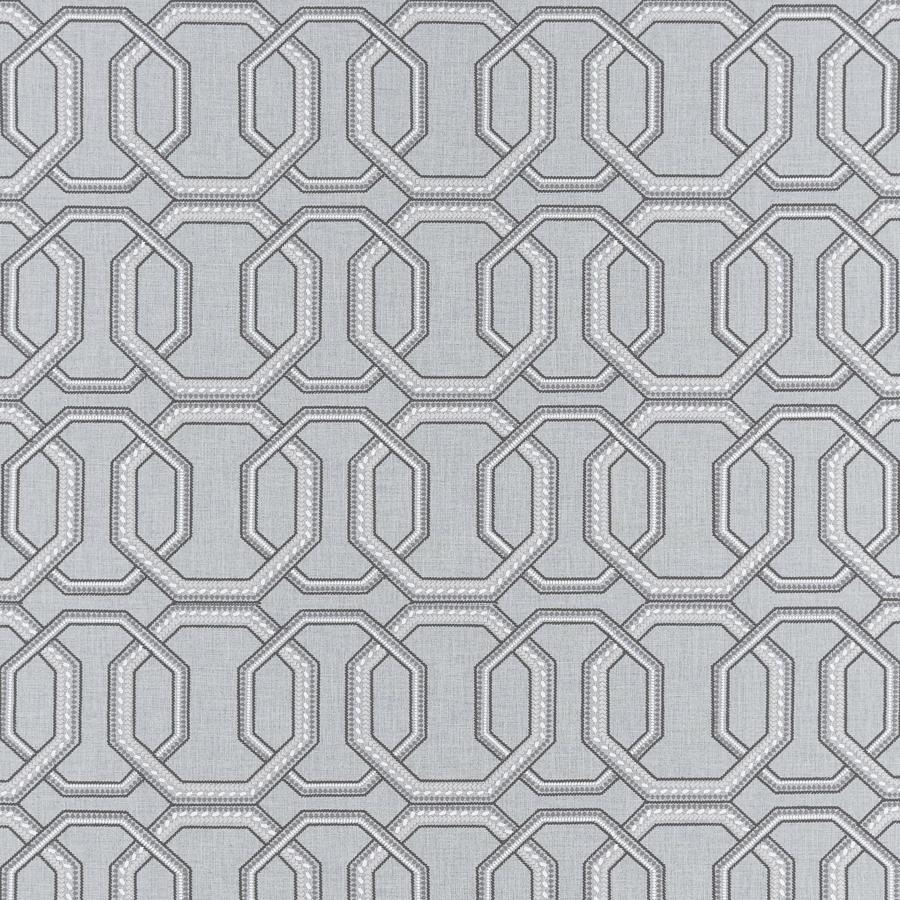 Find F1451/01 Repeat Charcoal Geometric by Clarke And Clarke Fabric