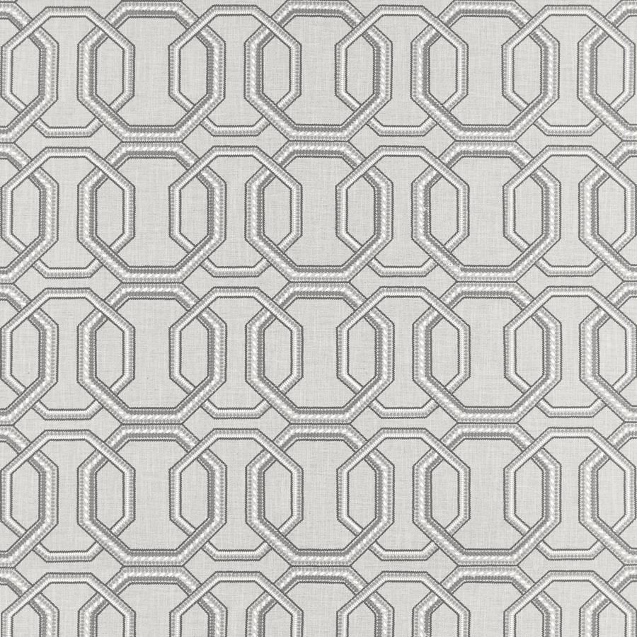 Sample F1451-04 Repeat Silver Geometric Clarke And Clarke Fabric