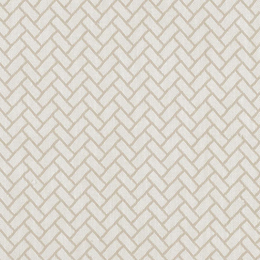 View F1455/02 Urban Ivory/Linen Geometric by Clarke And Clarke Fabric