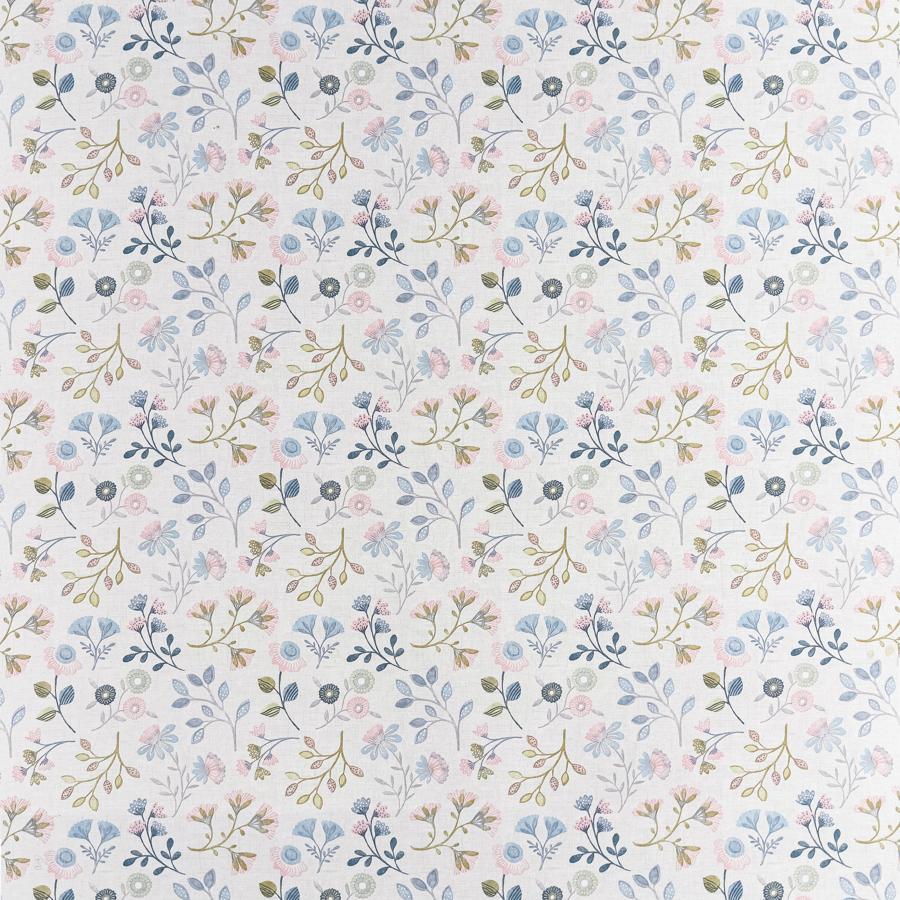 Sample F1461-03 Alder Midnight Botanical Clarke And Clarke Fabric
