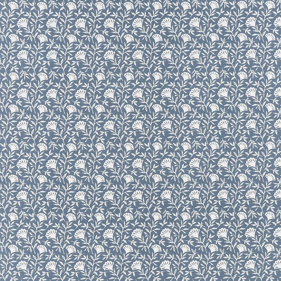 Sample F1465-03 Melby Midnight Botanical Clarke And Clarke Fabric