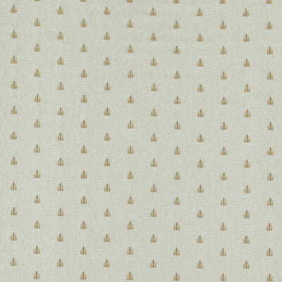 Sample -F1507/02 | Falena Linen/Gold Animal/Insects - Clarke And Clarke Fabric