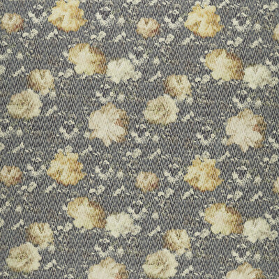 Sample -F1523/02 | Camile Chartreuse/Charcoal Botanical & Floral - Clarke And Clarke Fabric