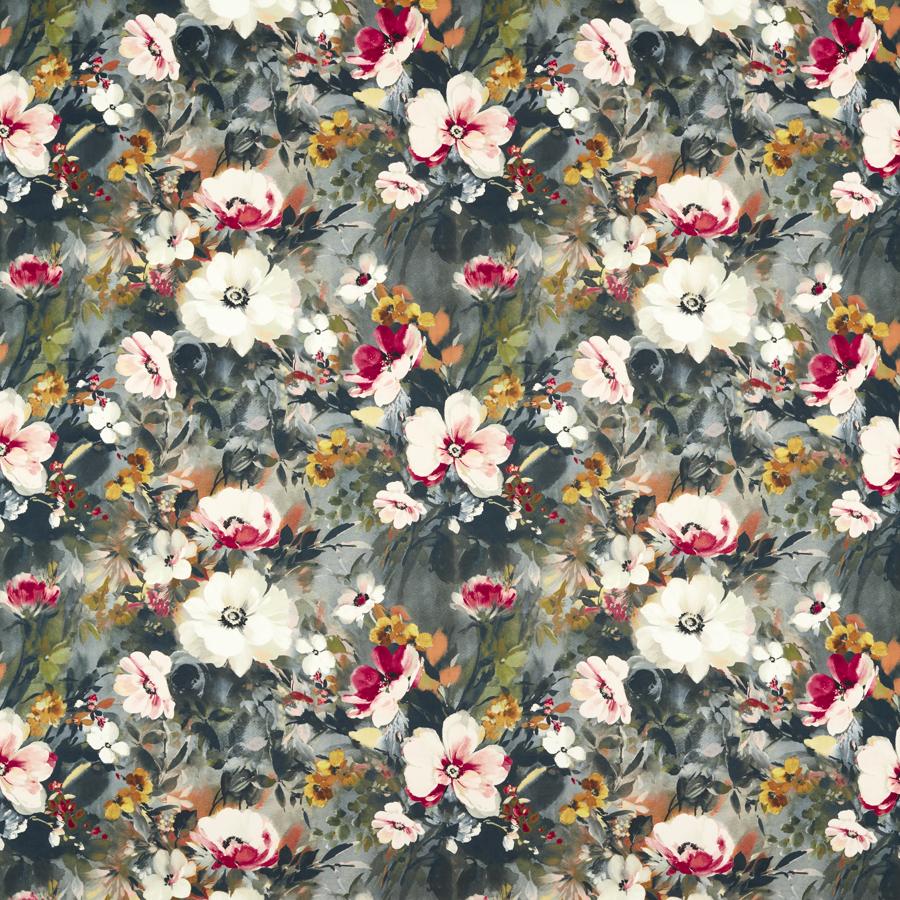Sample - F1574/02 | Rugosa, Floral Flourish By Studio G For C&C - Clarke And Clarke Fabric - F1574/02.Cac.0