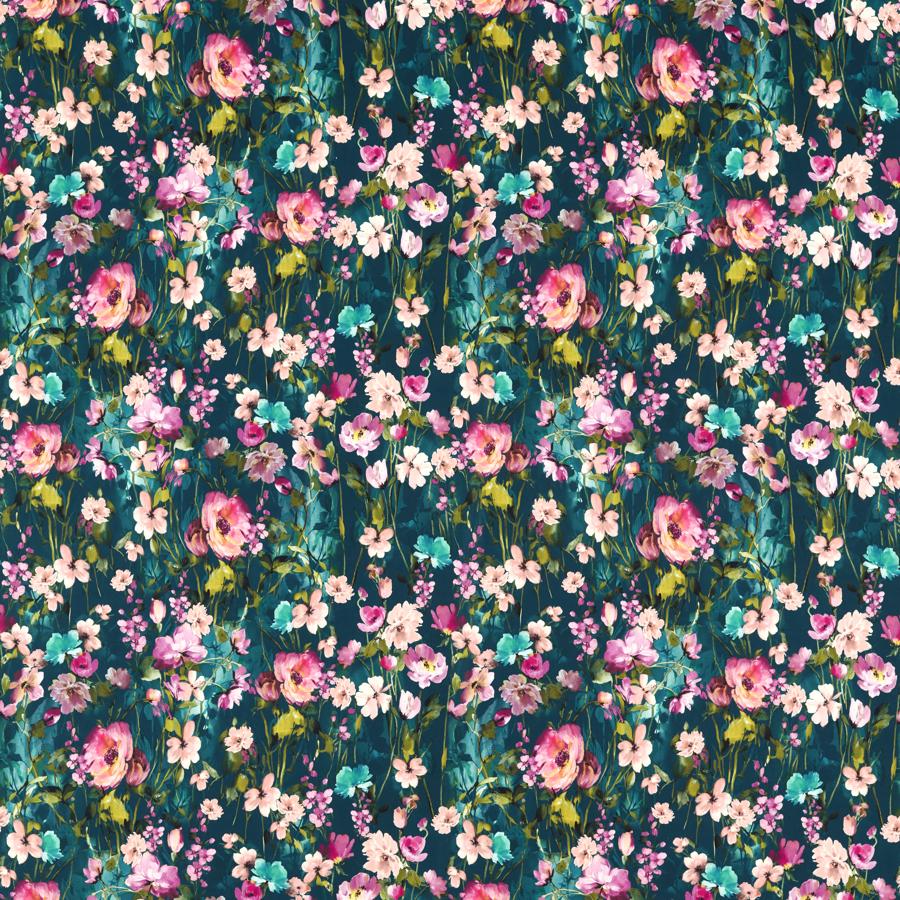 Sample - F1575/01 | Wild Meadow, Floral Flourish By Studio G For C&C - Clarke And Clarke Fabric - F1575/01.Cac.0