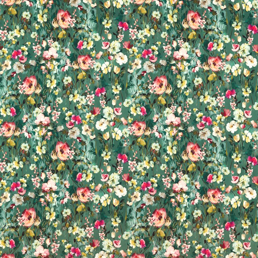 Purchase F1575/03 Wild Meadow, Floral Flourish By Studio G For C&C - Clarke And Clarke Fabric - F1575/03.Cac.0