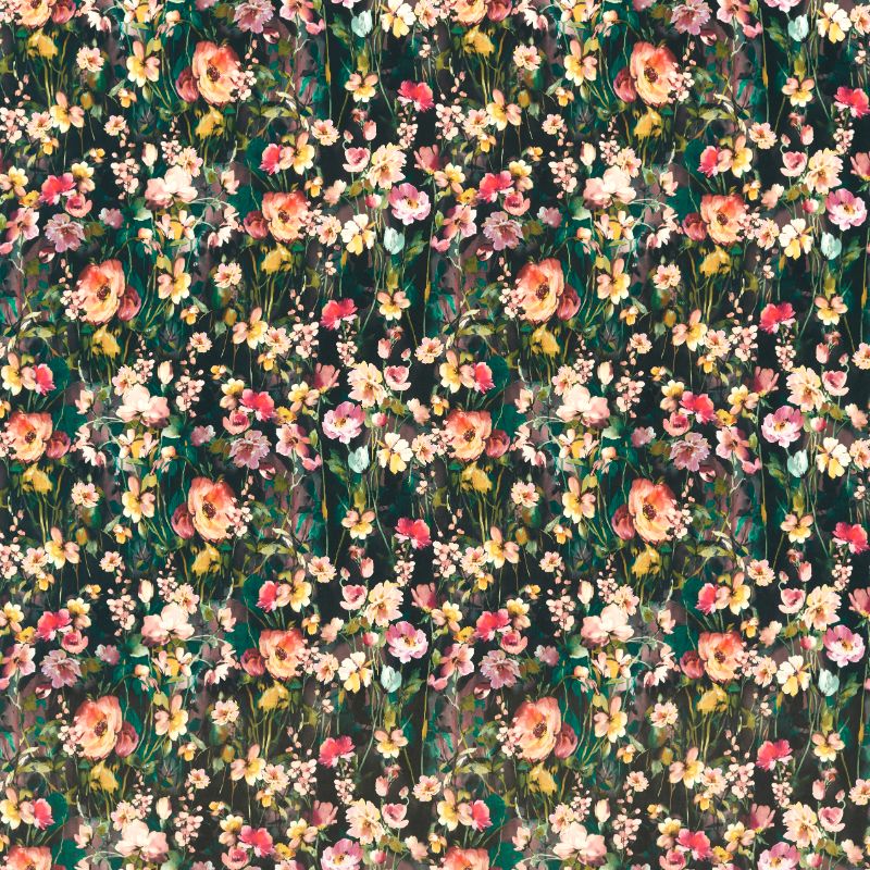 Purchase F1575/04 Wild Meadow, Floral Flourish By Studio G For C&C - Clarke And Clarke Fabric - F1575/04.Cac.0