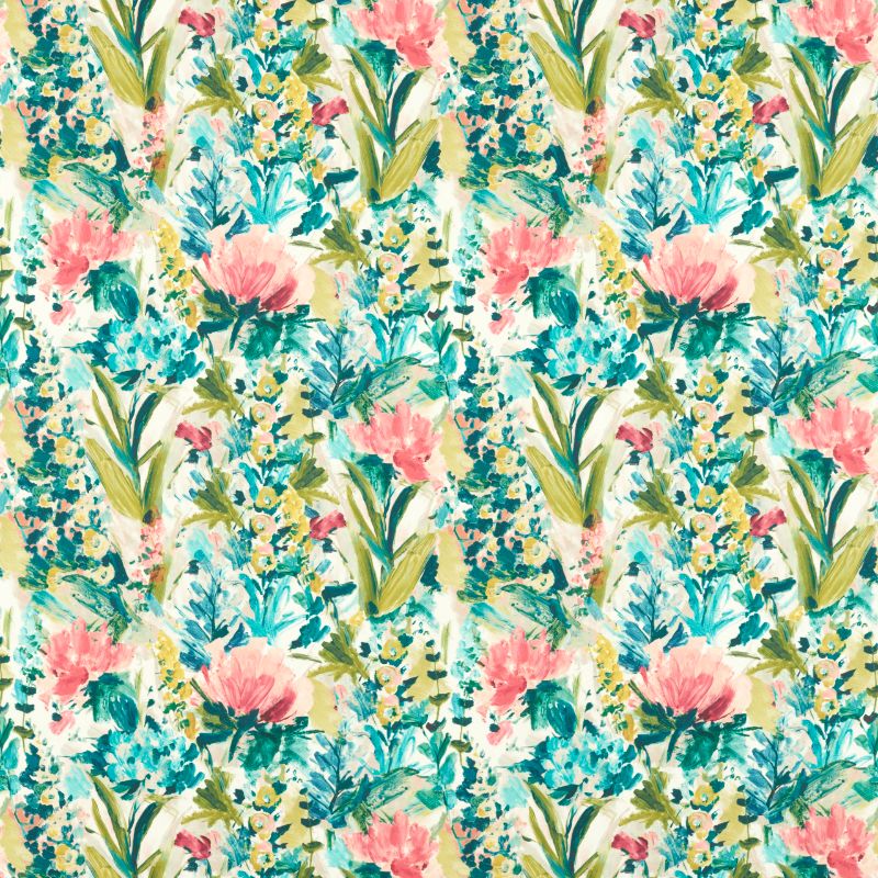 Sample - F1576/04.Cac.0 | Hydrangea, Floral Flourish By Studio G For C&C - Clarke And Clarke Fabric