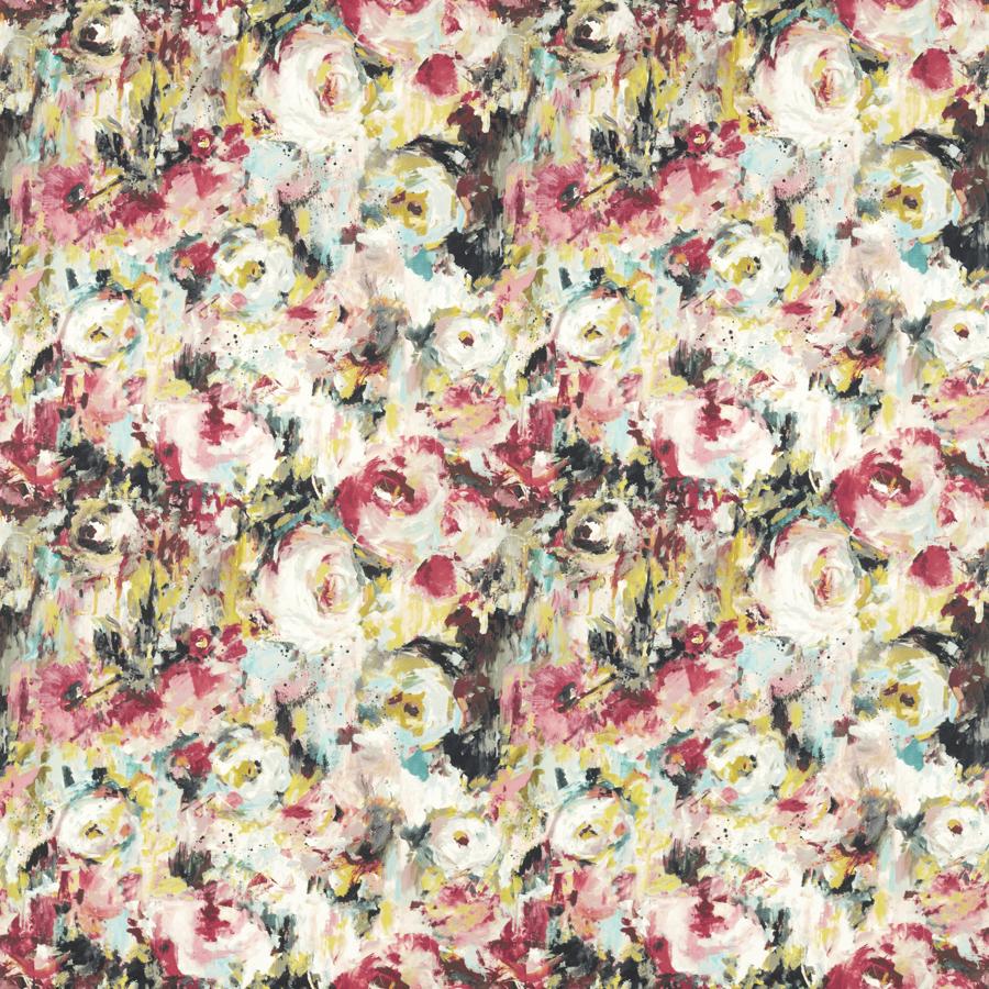 Purchase F1577/01 Kingsley, Floral Flourish By Studio G For C&C - Clarke And Clarke Fabric - F1577/01.Cac.0